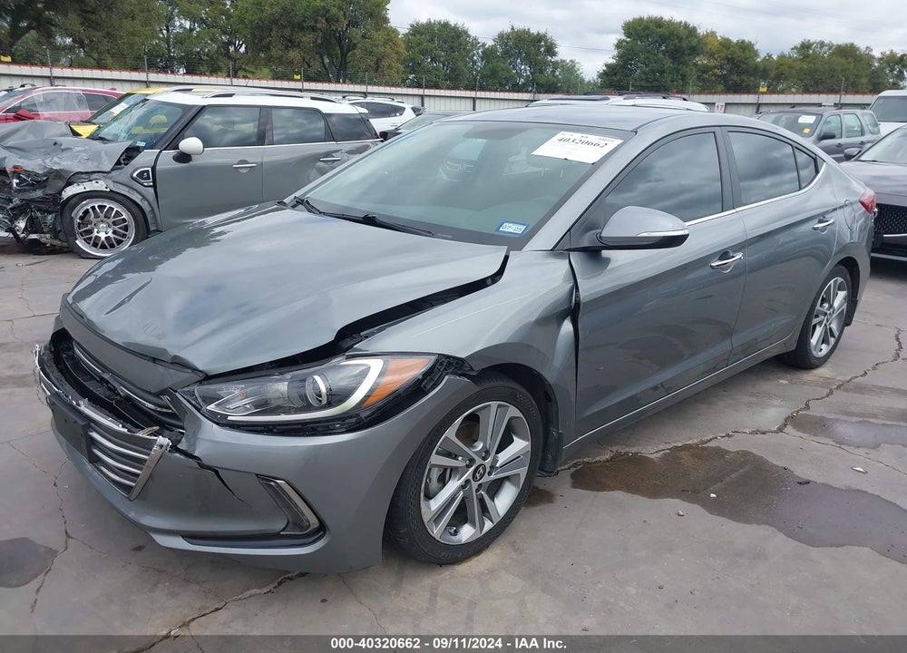 2017 HYUNDAI ELANTRA LIMITED VIN: KMHD84LF8HU318076