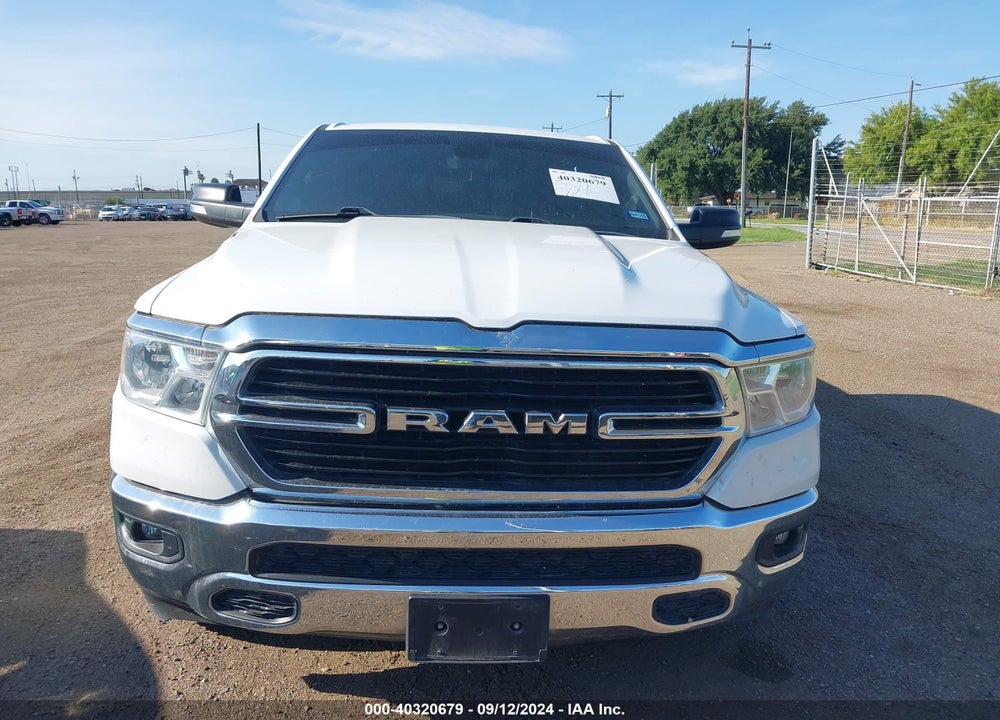 2019 RAM 1500 BIG HORN/LONE STAR VIN: 1C6RREFT7KN828667