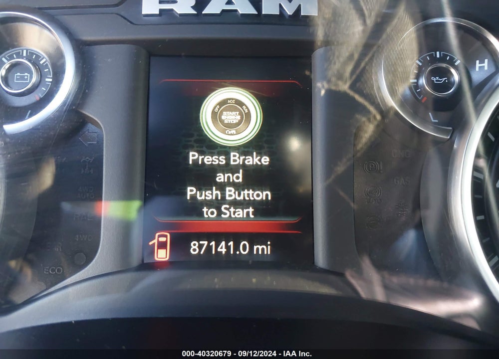 2019 RAM 1500 BIG HORN/LONE STAR VIN: 1C6RREFT7KN828667