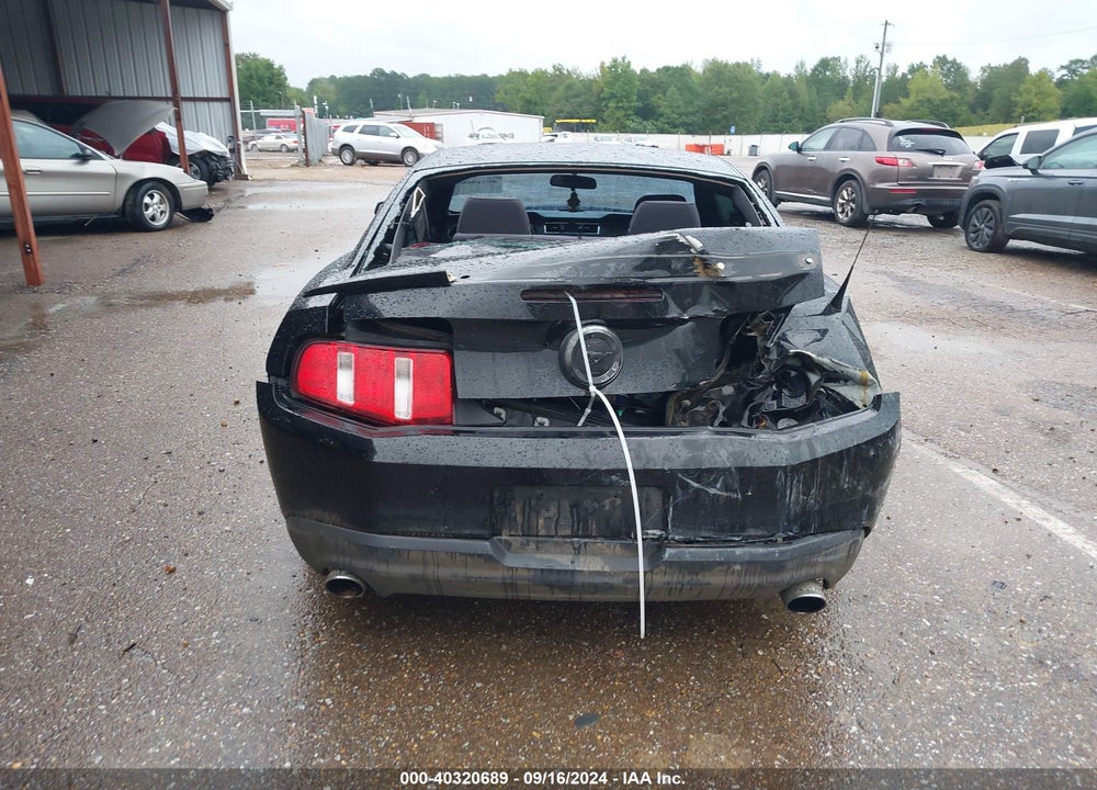 2012 FORD MUSTANG V6 VIN: 1ZVBP8AM4C5284645