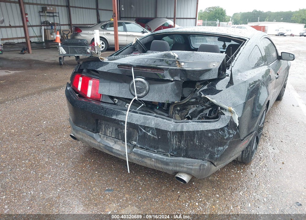 2012 FORD MUSTANG V6 VIN: 1ZVBP8AM4C5284645