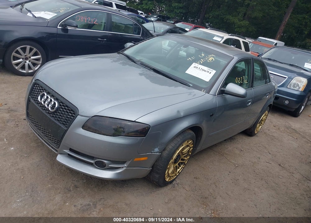 2006 AUDI A4 2.0T VIN: WAUDF78E06A022962