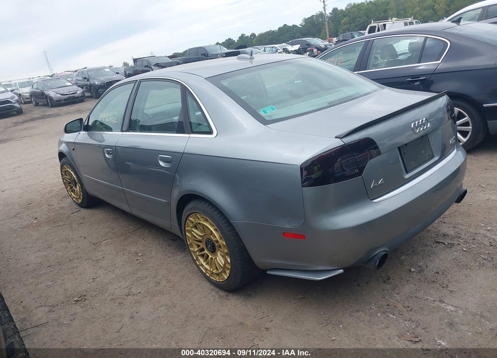 2006 AUDI A4 2.0T VIN: WAUDF78E06A022962