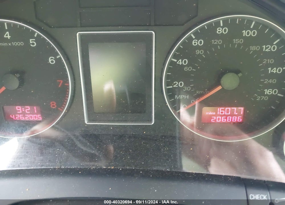 2006 AUDI A4 2.0T VIN: WAUDF78E06A022962