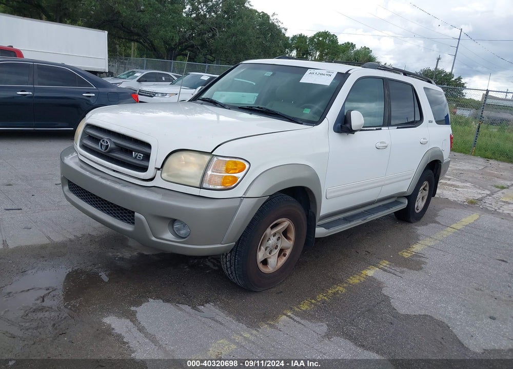 2002 TOYOTA SEQUOIA SR5 VIN: 5TDZT34A12S090441