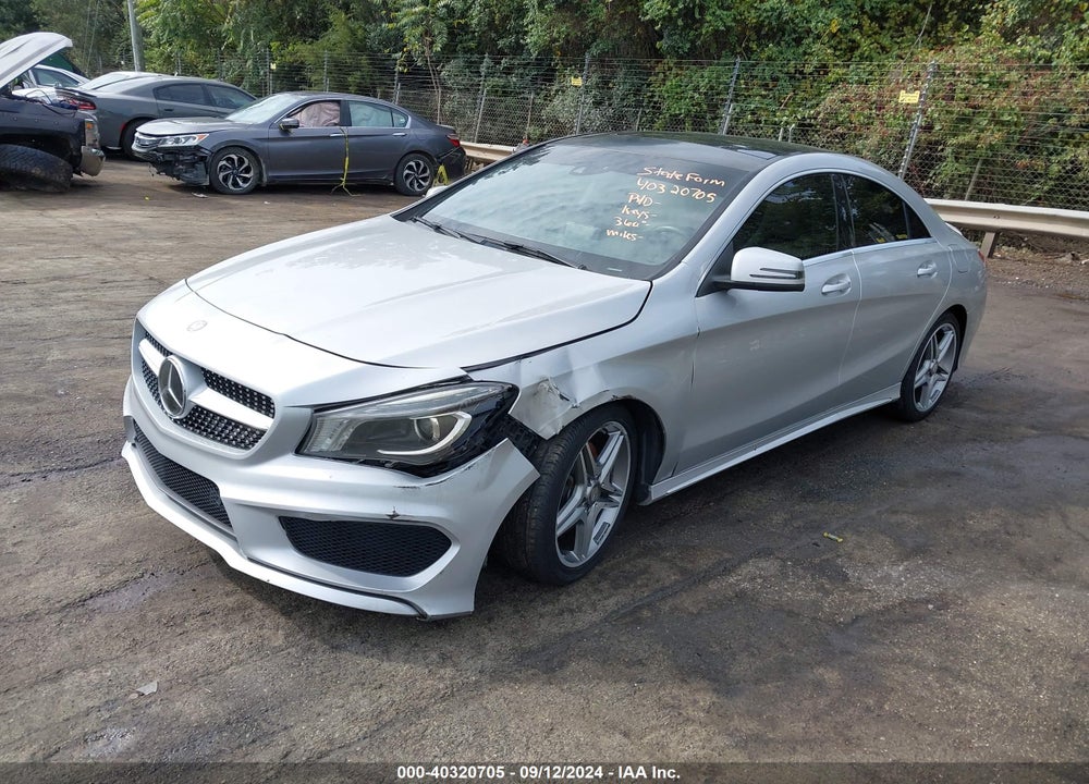 2014 MERCEDES-BENZ CLA 250 VIN: WDDSJ4EB7EN036064
