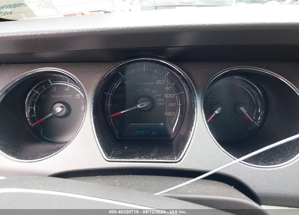 2012 FORD TAURUS SE VIN: 1FAHP2DW2CG108193