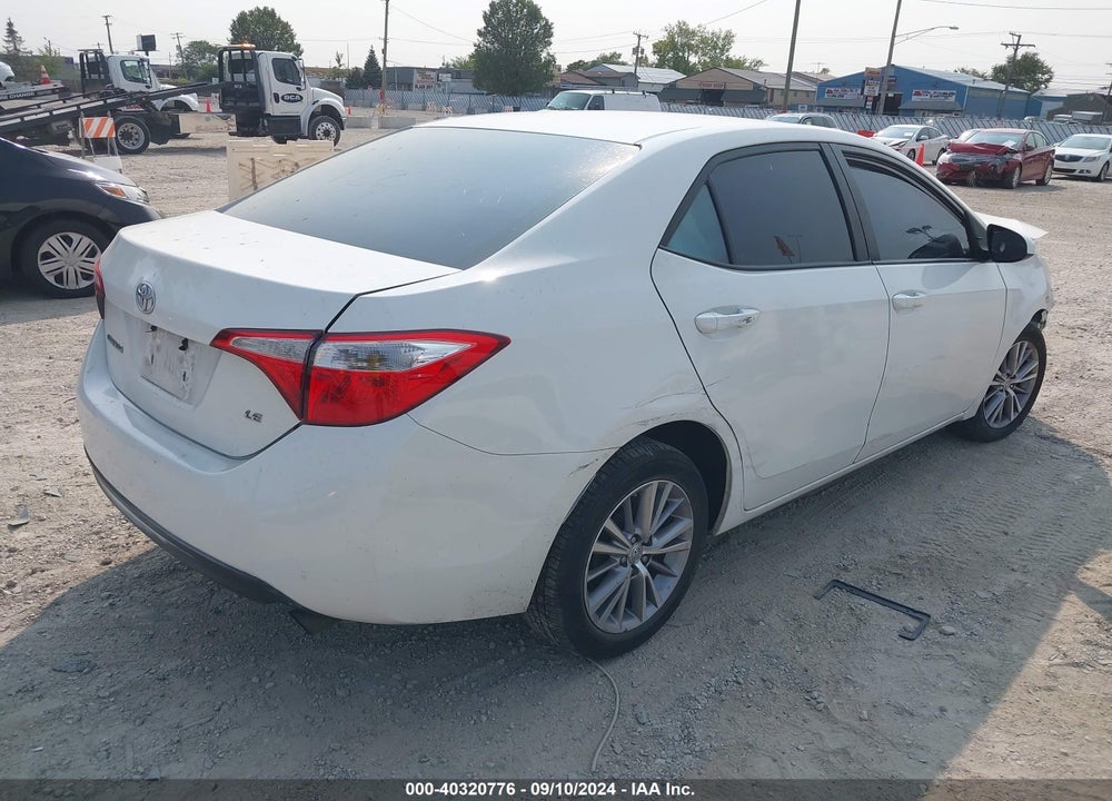 2014 TOYOTA COROLLA LE PLUS VIN: 5YFBURHE1EP114751