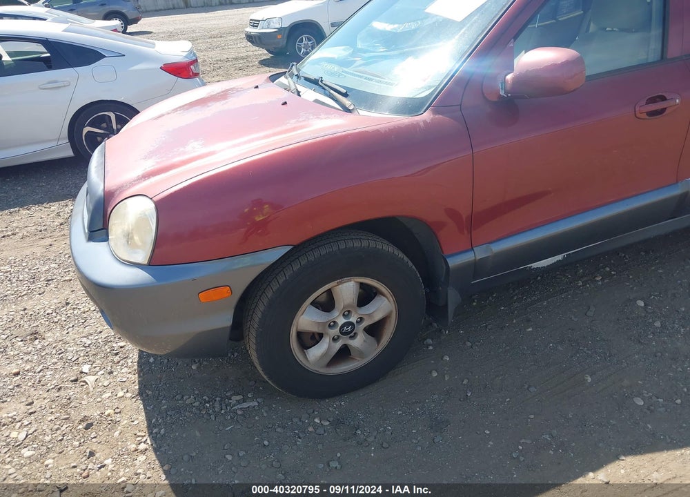 2005 HYUNDAI SANTA FE GLS VIN: KM8SC13D45U912940