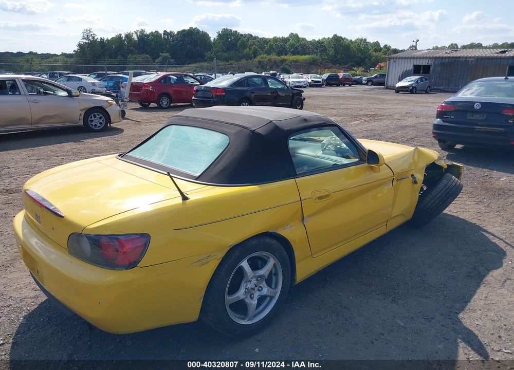 2001 HONDA S2000 VIN: JHMAP11481T009549