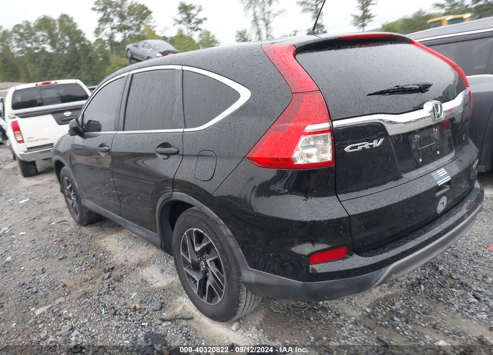 2016 HONDA CR-V SE VIN: 2HKRM3H43GH545997