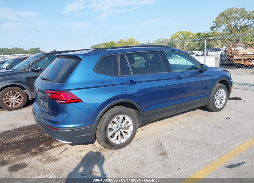 2019 VOLKSWAGEN TIGUAN 2.0T S VIN: 3VV0B7AX2KM017057