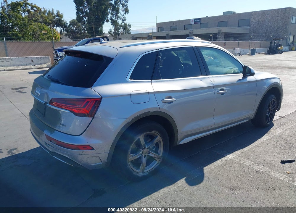 2022 AUDI Q5 PREMIUM 40 TFSI QUATTRO S TRONIC VIN: WA1ABAFY4N2075937