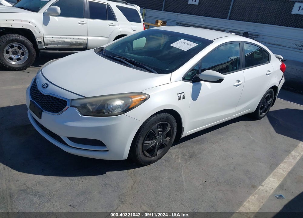 2014 KIA FORTE LX VIN: KNAFK4A61E5072220