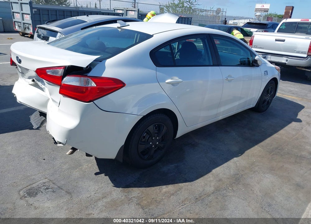2014 KIA FORTE LX VIN: KNAFK4A61E5072220