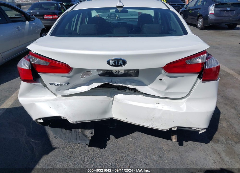 2014 KIA FORTE LX VIN: KNAFK4A61E5072220