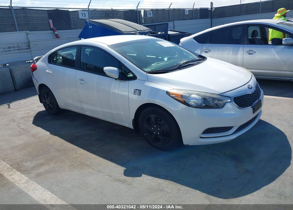 2014 KIA FORTE LX VIN: KNAFK4A61E5072220
