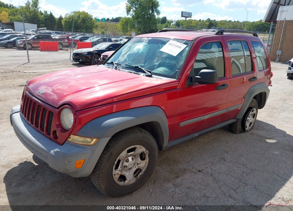 2005 JEEP LIBERTY SPORT VIN: 1J4GK48K35W648324