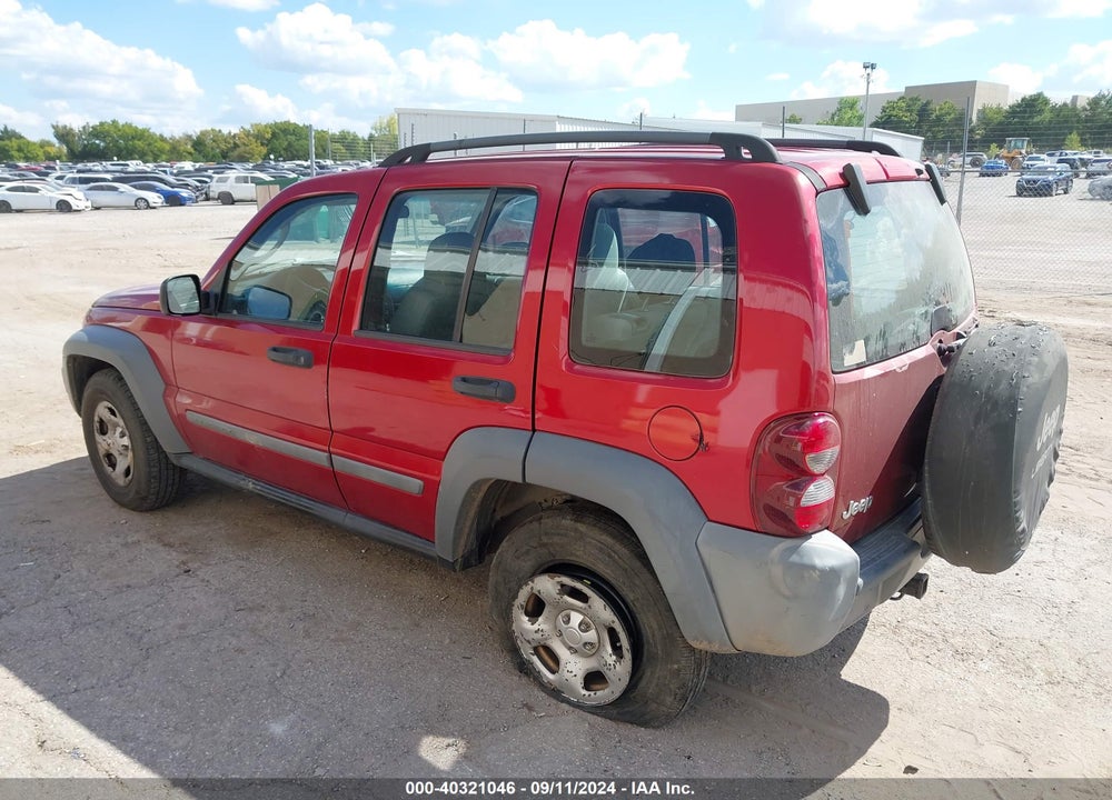 2005 JEEP LIBERTY SPORT VIN: 1J4GK48K35W648324