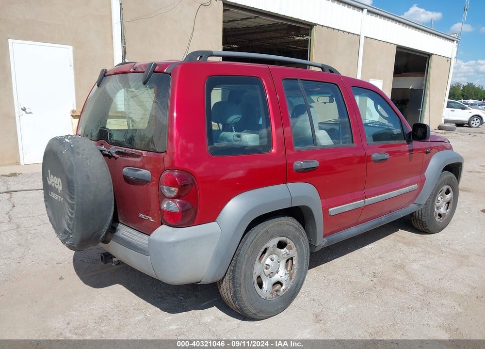 2005 JEEP LIBERTY SPORT VIN: 1J4GK48K35W648324