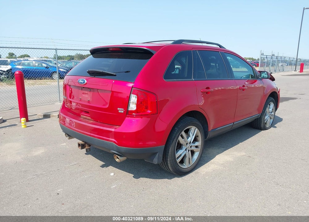 2012 FORD EDGE SEL VIN: 2FMDK4JCXCBA81745