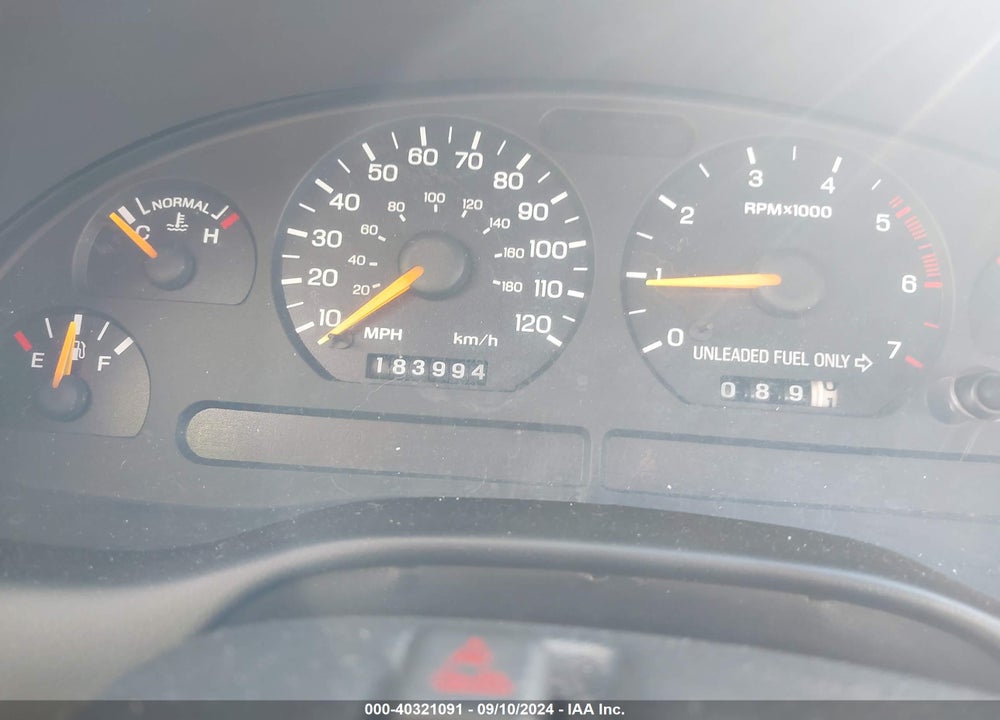 1997 FORD MUSTANG VIN: 1FALP4048VF121081