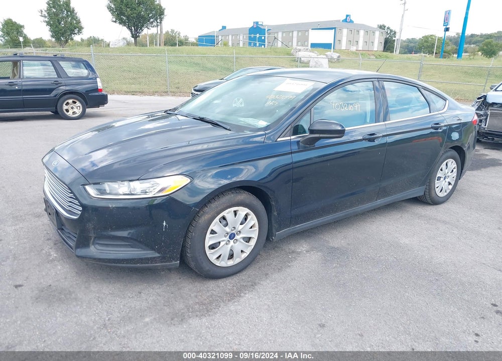 2014 FORD FUSION S VIN: 3FA6P0G76ER268427