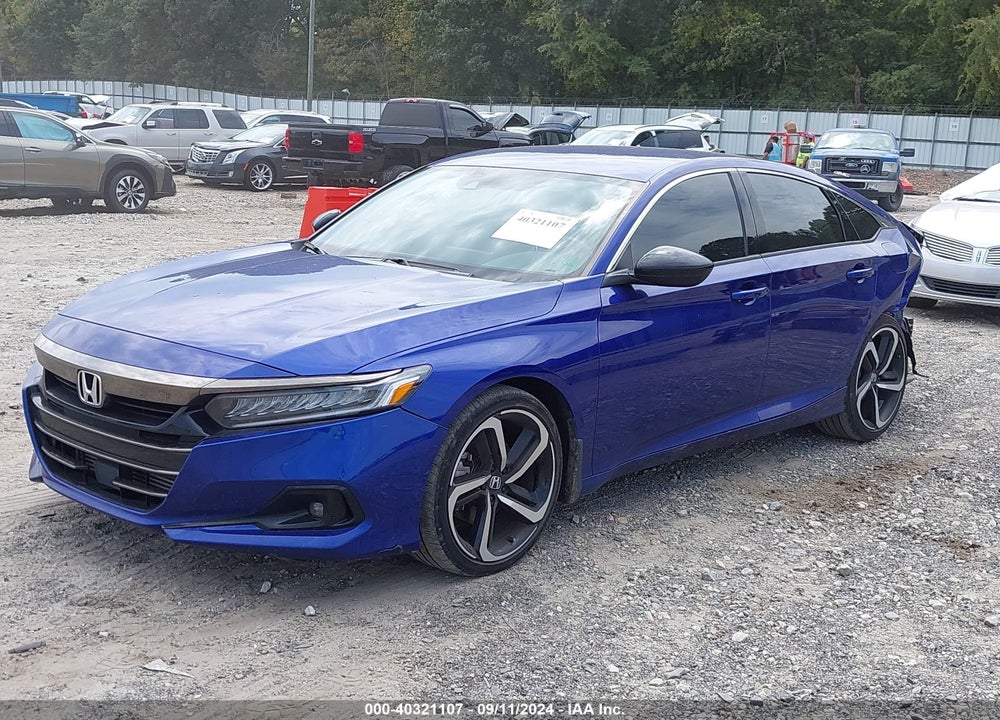 2022 HONDA ACCORD SPORT VIN: 1HGCV1F36NA076511