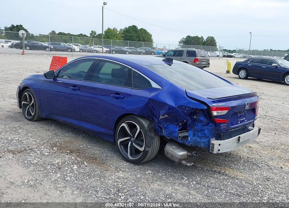 2022 HONDA ACCORD SPORT VIN: 1HGCV1F36NA076511