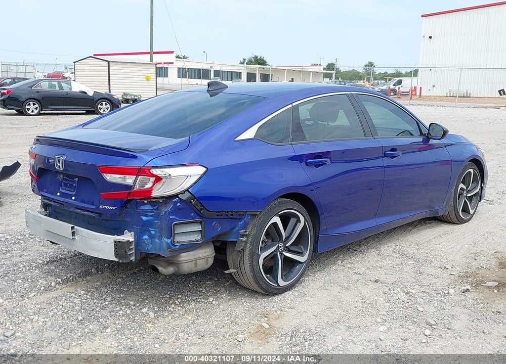 2022 HONDA ACCORD SPORT VIN: 1HGCV1F36NA076511