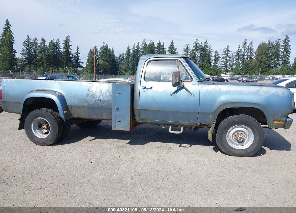 1977 DODGE PICKUP VIN: W24BE7S103767
