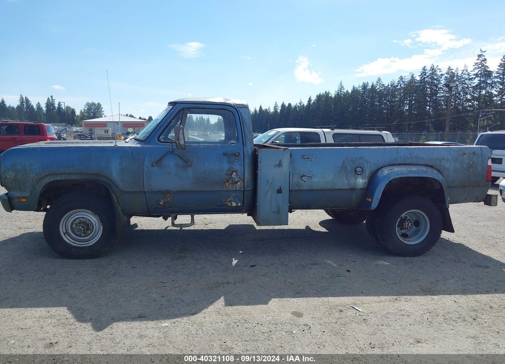 1977 DODGE PICKUP VIN: W24BE7S103767
