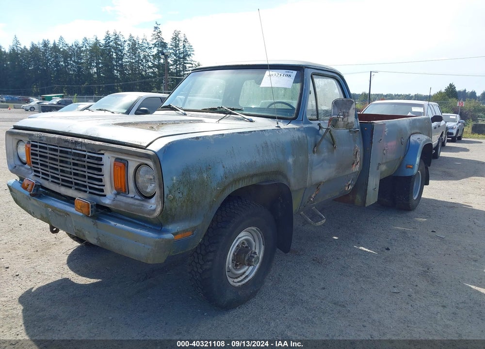 1977 DODGE PICKUP VIN: W24BE7S103767
