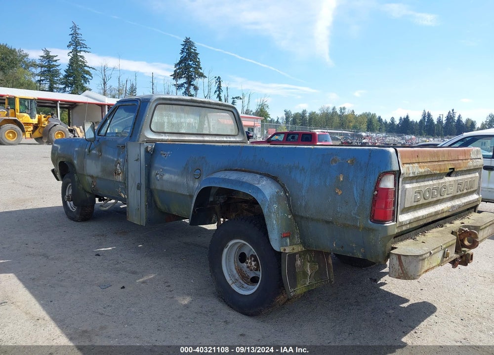 1977 DODGE PICKUP VIN: W24BE7S103767