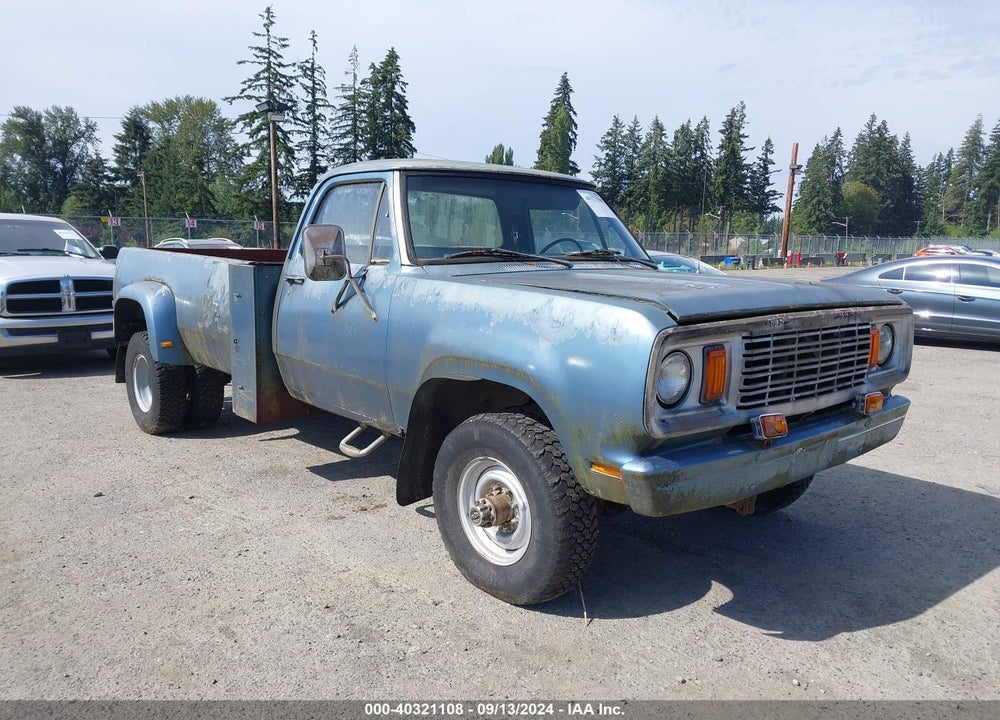 1977 DODGE PICKUP VIN: W24BE7S103767