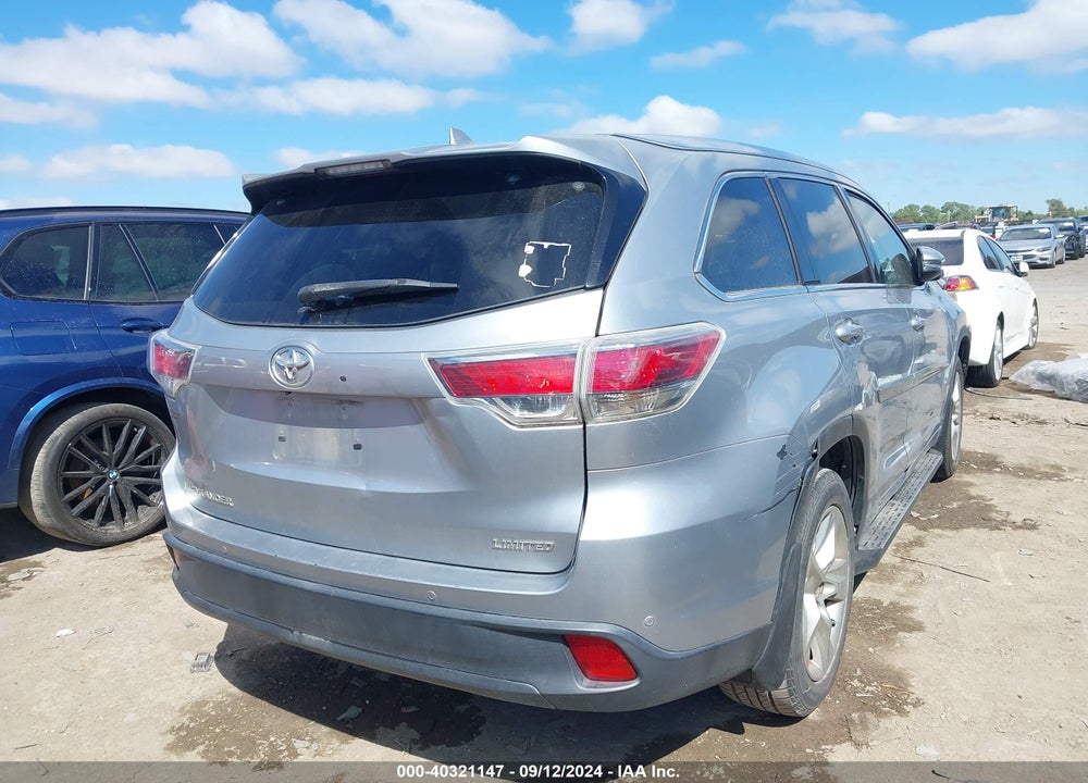 2015 TOYOTA HIGHLANDER LIMITED V6 VIN: 5TDYKRFH0FS088701