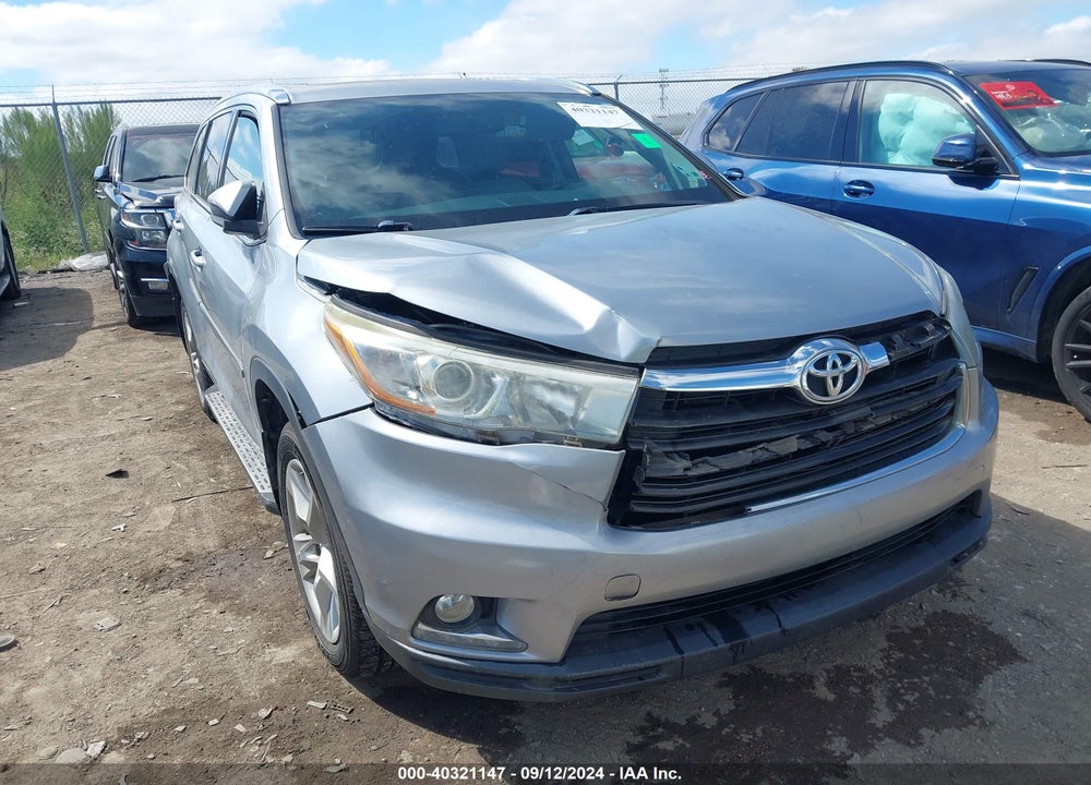 2015 TOYOTA HIGHLANDER LIMITED V6 VIN: 5TDYKRFH0FS088701