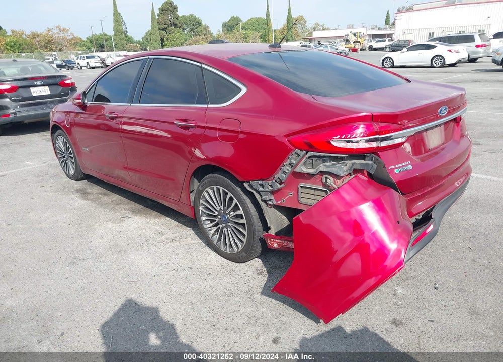 2018 FORD FUSION ENERGI SE LUXURY VIN: 3FA6P0PU6JR222497