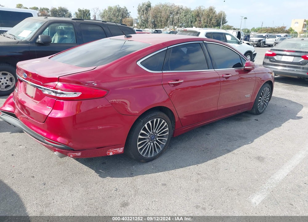 2018 FORD FUSION ENERGI SE LUXURY VIN: 3FA6P0PU6JR222497