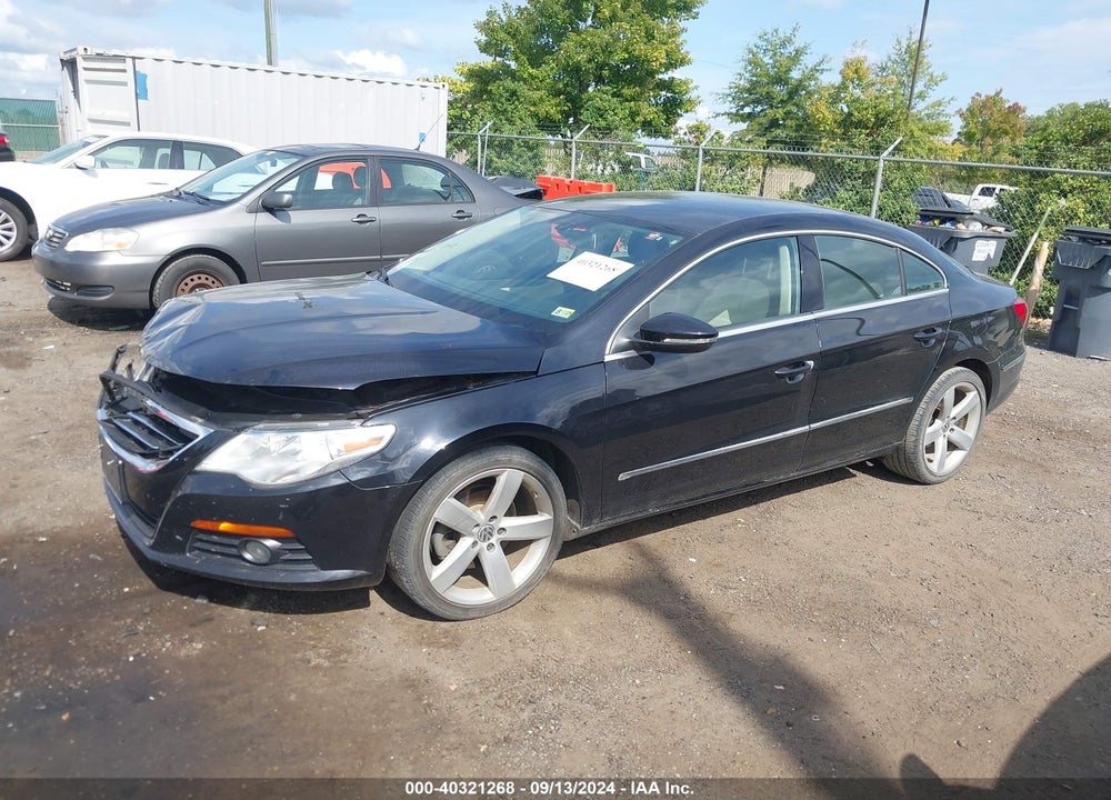 2012 VOLKSWAGEN CC LUX VIN: WVWHP7AN2CE537185