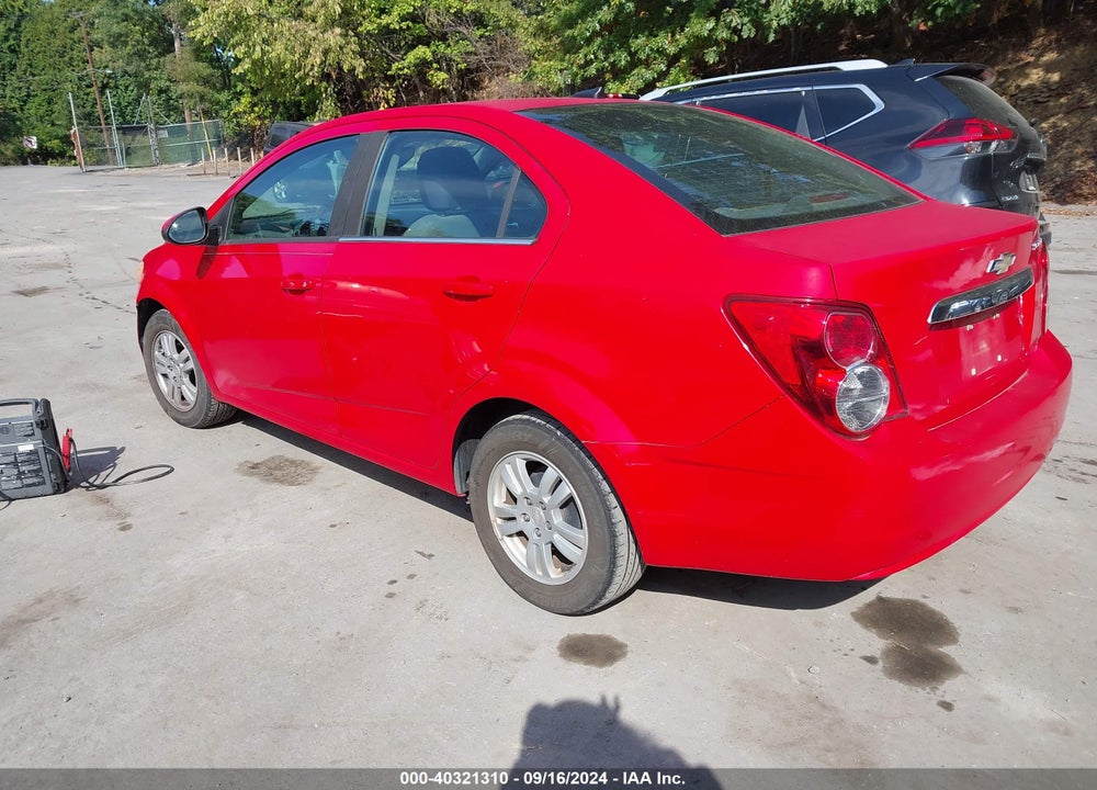 2013 CHEVROLET SONIC LT AUTO VIN: 1G1JC5SH7D4163795