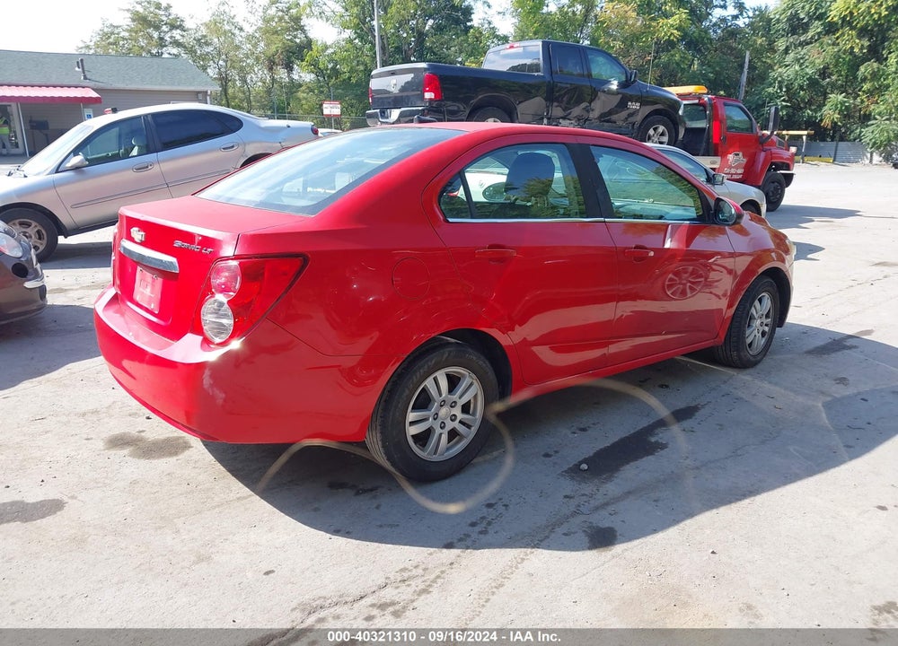 2013 CHEVROLET SONIC LT AUTO VIN: 1G1JC5SH7D4163795