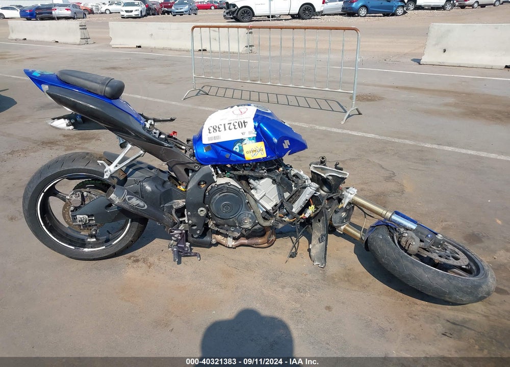 2007 SUZUKI GSX-R600 VIN: JS1GN7DA872104689