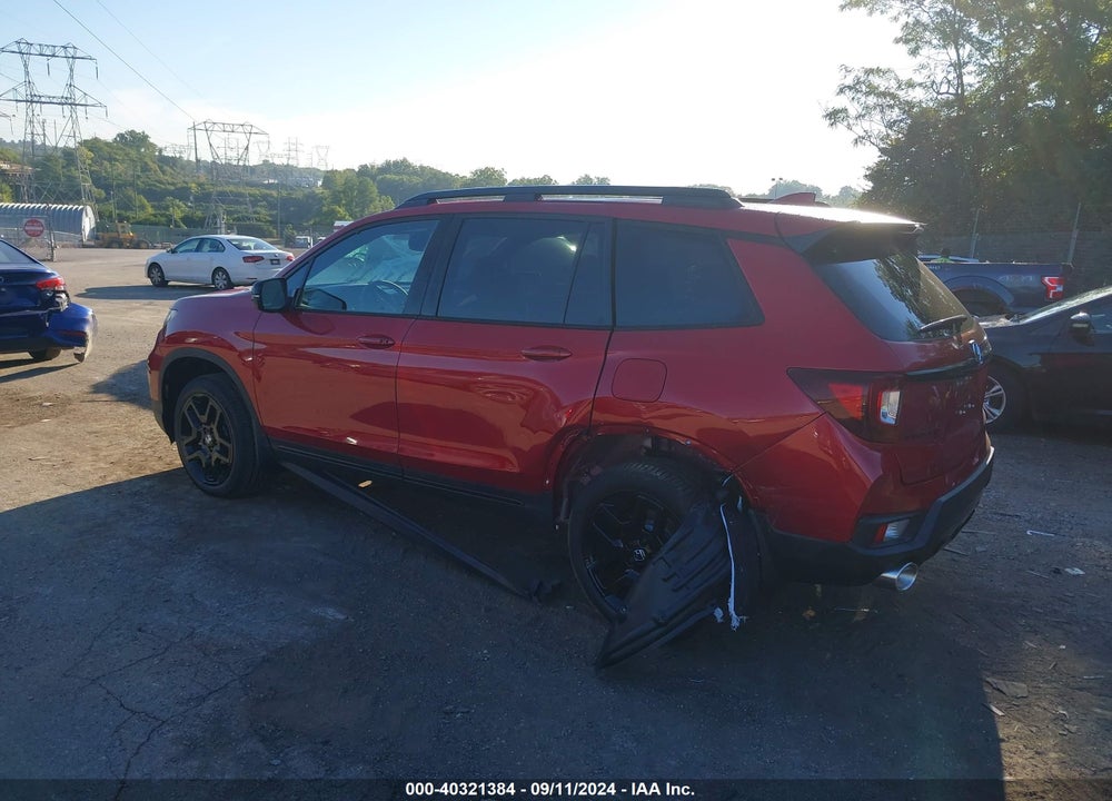 2024 HONDA PASSPORT AWD BLACK VIN: 5FNYF8H80RB019477