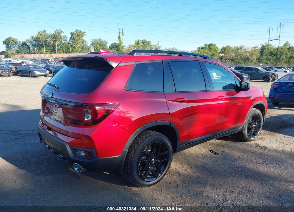 2024 HONDA PASSPORT AWD BLACK VIN: 5FNYF8H80RB019477
