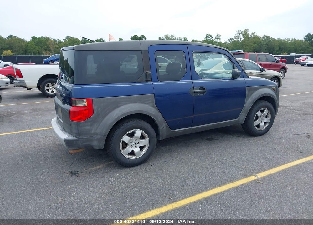 2003 HONDA ELEMENT EX VIN: 5J6YH18503L018884
