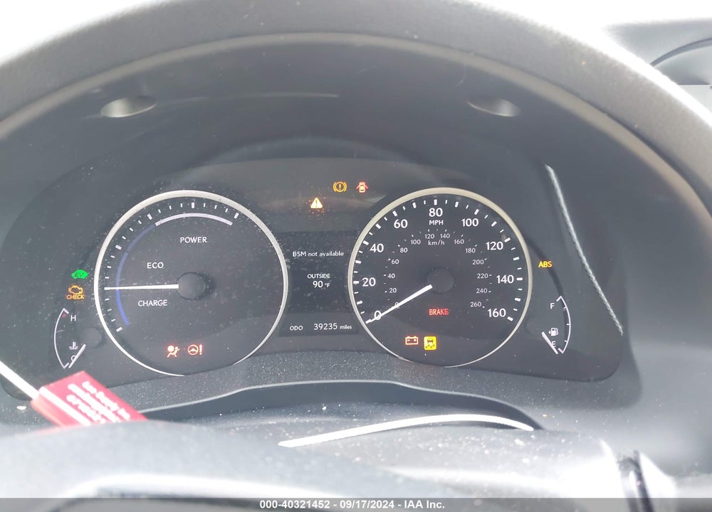 2014 LEXUS ES 300H VIN: JTHBW1GG9E2046307