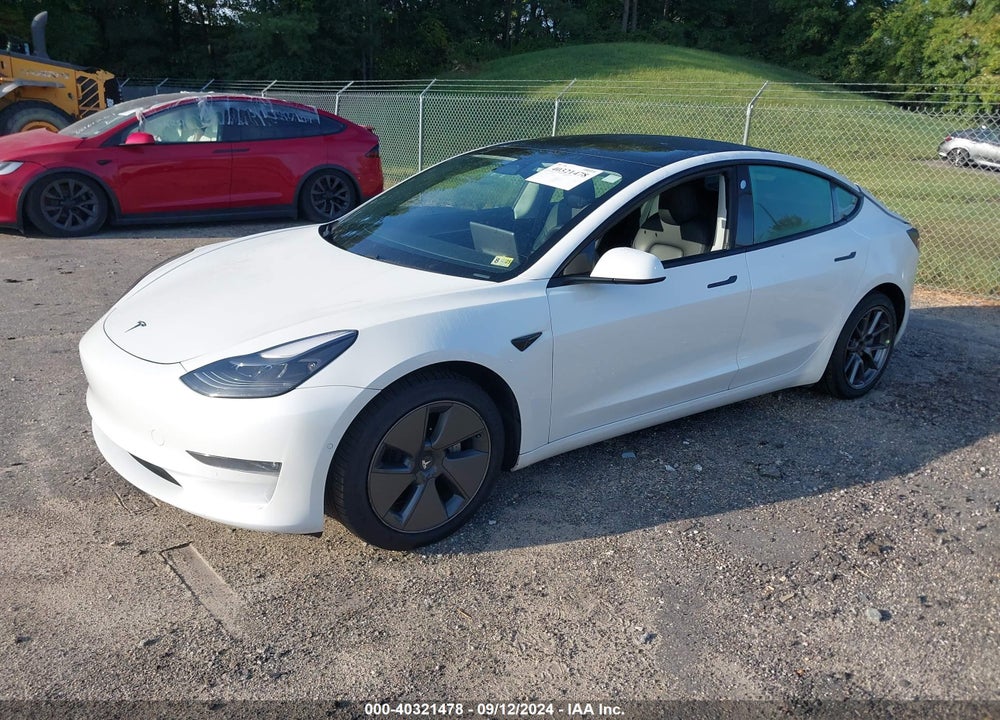 2021 TESLA MODEL 3 LONG RANGE DUAL MOTOR ALL-WHEEL DRIVE VIN: 5YJ3E1EB0MF019623