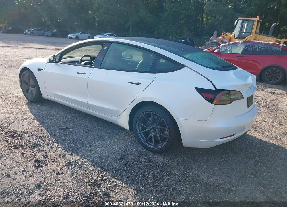 2021 TESLA MODEL 3 LONG RANGE DUAL MOTOR ALL-WHEEL DRIVE VIN: 5YJ3E1EB0MF019623