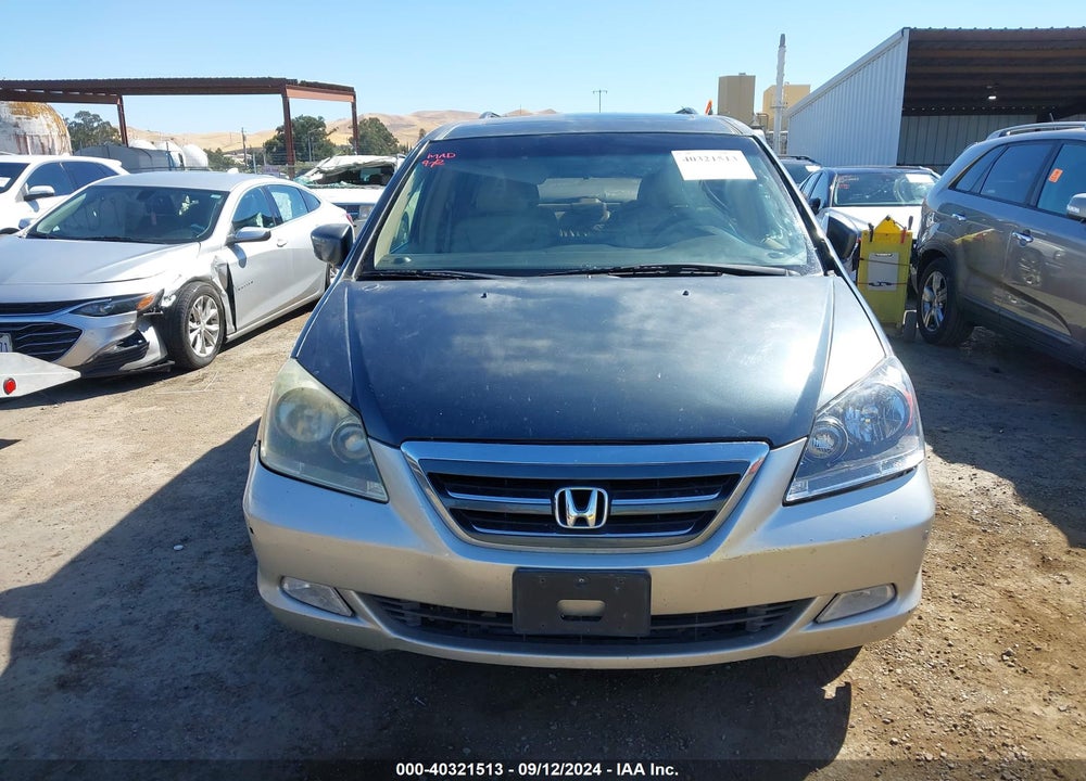 2005 HONDA ODYSSEY EX-L VIN: 5FNRL38625B413622